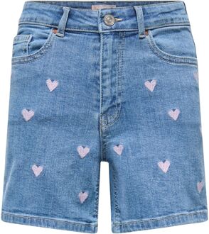 KIDS ONLY Juicy Heart Denim Short Meisjes - 152