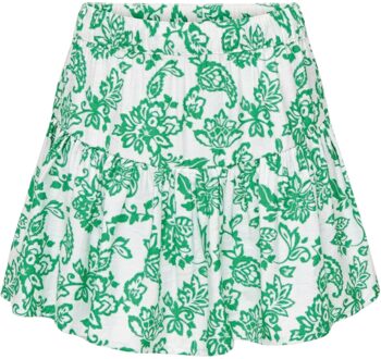 KIDS ONLY Kiera Flower Skort Meisjes groen - wit - 140