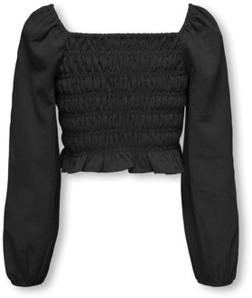 KIDS ONLY meisjes blouse Zwart - 140