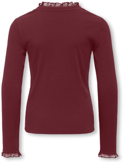 KIDS ONLY meisjes longsleeve Bordeaux - 158-164