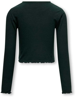 KIDS ONLY meisjes longsleeve Donker groen - 110-116
