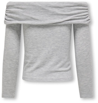 KIDS ONLY meisjes longsleeve Grijs melee - 134-140