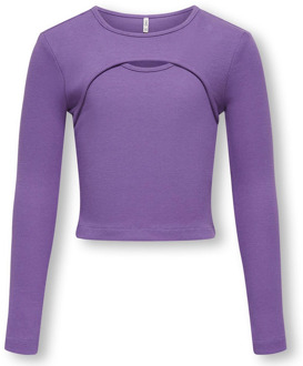 KIDS ONLY meisjes longsleeve Paars - 158-164