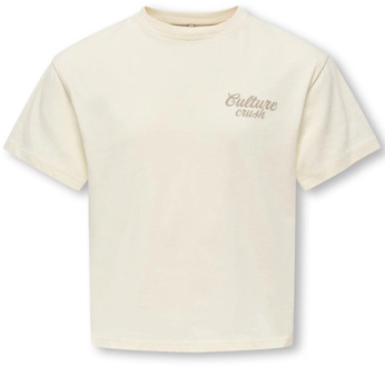 KIDS ONLY meisjes t-shirt Beige - 158-164