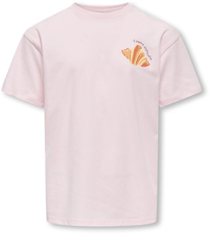 KIDS ONLY meisjes t-shirt Licht rose - 134-140