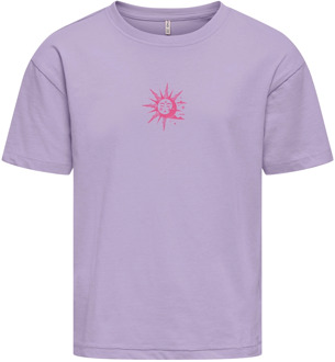 KIDS ONLY meisjes t-shirt Paars - 146-152