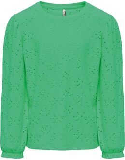 KIDS ONLY Milla Puff Top Meisjes groen - 146/152