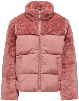 KIDS ONLY Only Wanja Fur Puffer Winterjas Meisjes - 140