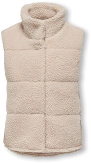 KIDS ONLY Sandra Teddy Vest Bodywarmer Meisjes beige - 140