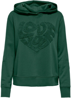 KIDS ONLY winder hoodie meisjes - groen - KogLyna - regular fit - maat 110/116