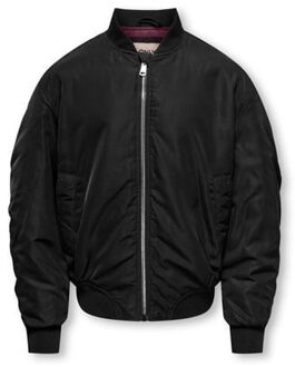 KIDS ONLY winter bomberjack meisjes - zwart - KogMinna - gewatteerd - maat 116