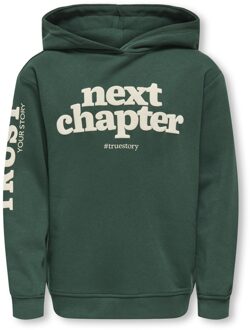 KIDS ONLY winter hoodie meisjes - groen - KogDiana - maat 110/116