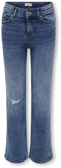 KIDS ONLY winter jeansbroek meisjes - blauw - KogJuicy - wide leg fit - maat 152