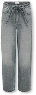 KIDS ONLY winter jeansbroek meisjes - grijs - KogGianna - balloon fit - maat 116