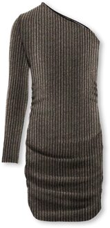 KIDS ONLY winter jurk meisjes - zwart - KogQueen - regular fit, glitter - maat 110/116