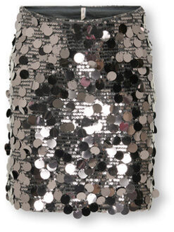 KIDS ONLY winter rok meisjes - grijs - KogJadel - pailletten - maat 158