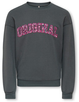 KIDS ONLY winter sweater meisjes - grijs - KogFrederikka - regular fit - maat 110/116