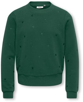 KIDS ONLY winter sweater meisjes - groen - KogAtika - regular fit - maat 110/116