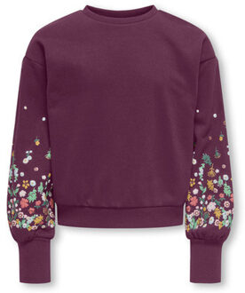 KIDS ONLY winter sweater meisjes - paars - KogBrooke - regular fit - maat 110/116