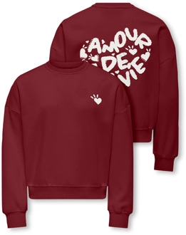 KIDS ONLY winter sweater meisjes - paars - KogTammie - relaxed fit - maat 110/116