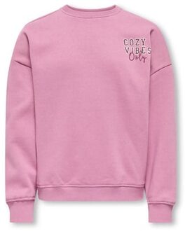 KIDS ONLY winter sweater meisjes - roze - KogBila - oversize fit - maat 110/116