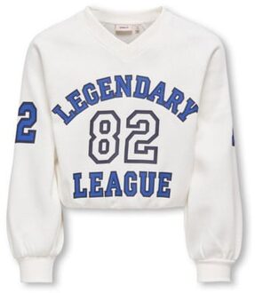 KIDS ONLY winter sweater meisjes - wit - KogColetta - regular fit - maat 110/116