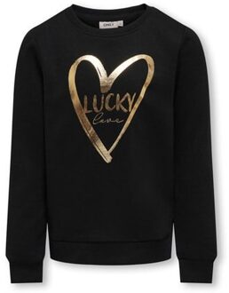 KIDS ONLY winter sweater meisjes - zwart - KogMary - regular fit - maat 122/128