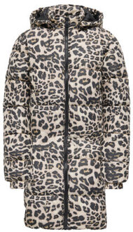 KIDS ONLY winter winterjas meisjes - bruin - KogDalia - puffer - maat 116