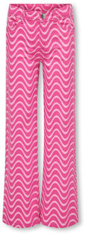KIDS ONLY zomer broek meisjes - roze, bootcut fit - Kogagnete - Maat 128