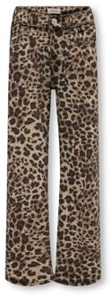 KIDS ONLY zomer broek meisjes - wide fit - taupe - Koggianna-Madison - Maat 158