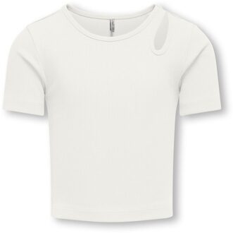 KIDS ONLY zomer top meisjes - wit - KogNessa - Maat 122/128