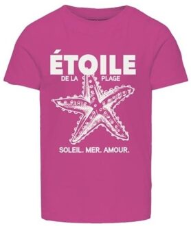 KIDS ONLY zomer top S/S meisjes - fuchsia, roze paars - Koglotte-Azura - Maat 110/116