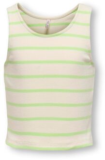 KIDS ONLY zomer top S/S meisjes - gestreept - groen - Kognessa - Maat 110/116
