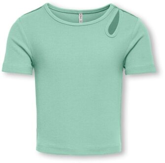 KIDS ONLY zomer top S/S meisjes - groen - Kognessa - Maat 110/116