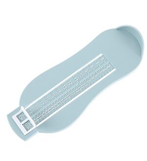 Kids Peuter Baby Voet Maatregel Schoen Gradenboog Gauge Schoenmaat Meten Heerser Fittings Gereedschap blauw