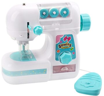 Kids Pretend Play Educatief Speelgoed Puzzel Baby Vroege Educatief Speelgoed Simulatie Elektrische Mini Naaimachine
