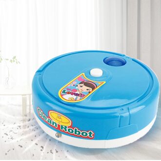 Kids Pretend Play Stofzuiger Speelgoed Vegen Robot Schoon Speelgoed Met Verlichting Geluiden Housekeep Speelgoed Voor Jongens Meisjes blauw