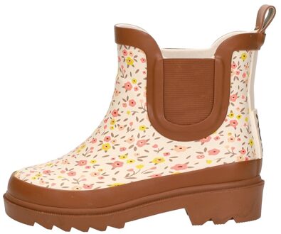 Kids Print Chelsea Rubber Rainboot Beige - 31/32