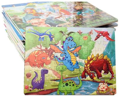 Kids Puzzels Leeftijd 3-8 | 60 Stuk Puzzels Voorschoolse Educatief Speelgoed Voor Peuters | Houten Puzzels speelgoed Set Van 4