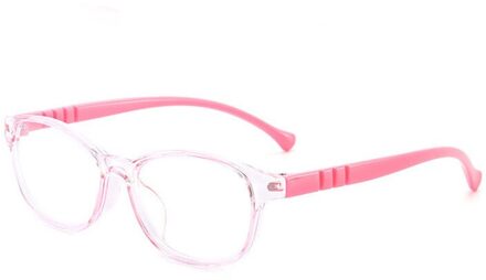 Kids Ronde Bril Bijziendheid Optische Brillen Blauw Licht Brilmonturen TR90 Siliconen Flexibele Kinderen Brilmonturen roze