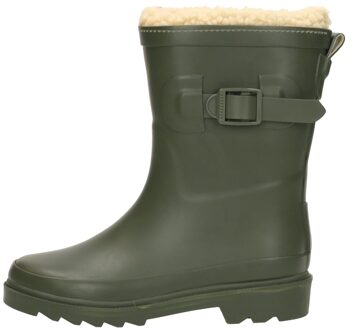 Kids Rubber Rain Boots Fur Groen - 25/26