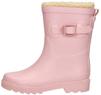Kids Rubber Rain Boots Fur Roze - 23/24