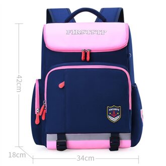 Kids Satchel Jongen Cut Knapzak Meisje Rugzakken Kinderen Schooltassen Meisjes School Rugzak Voor School Ruimte Tas Mochila L roze blauw