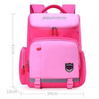Kids Satchel Jongen Cut Knapzak Meisje Rugzakken Kinderen Schooltassen Meisjes School Rugzak Voor School Ruimte Tas Mochila L roze