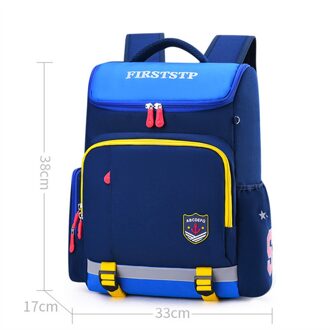 Kids Satchel Jongen Cut Knapzak Meisje Rugzakken Kinderen Schooltassen Meisjes School Rugzak Voor School Ruimte Tas Mochila S blauw