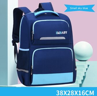 Kids School Rugzak Kinderen Schooltassen Voor Satchel School Rugzakken Jongens Meisjes Orthopedische Schooltas Mochila Infantil klein lucht blauw