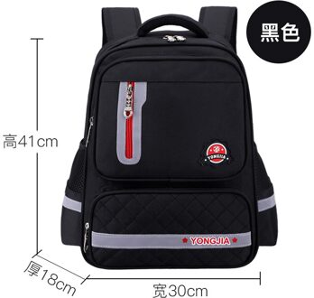 Kids school Rugzak schooltassen orthopedie rugzak Waterdicht Kinderen schooltassen voor Meisjes Jongens Rugzak mochilas infantil zwart