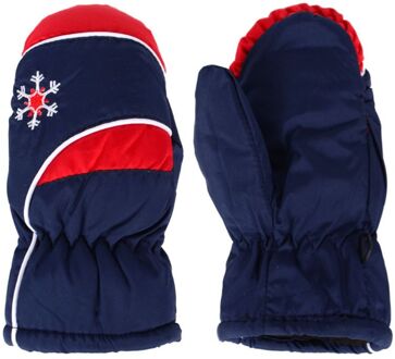 Kids Ski Wanten Waterdicht & Winddicht Snowproof Kinderen Winter Outdoor Warme Handschoenen 3-7Y D08C marine blauw