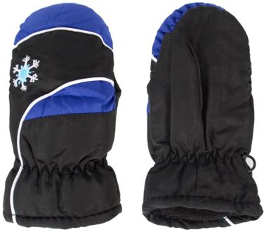 Kids Ski Wanten Waterdicht & Winddicht Snowproof Kinderen Winter Outdoor Warme Handschoenen 3-7Y D08C zwart
