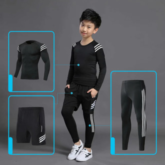 Kids Sports Running Set 2020 Sportswear Men Sport Suit Basketball Jogging Clothes Tights Gym Training Football Training Clothes